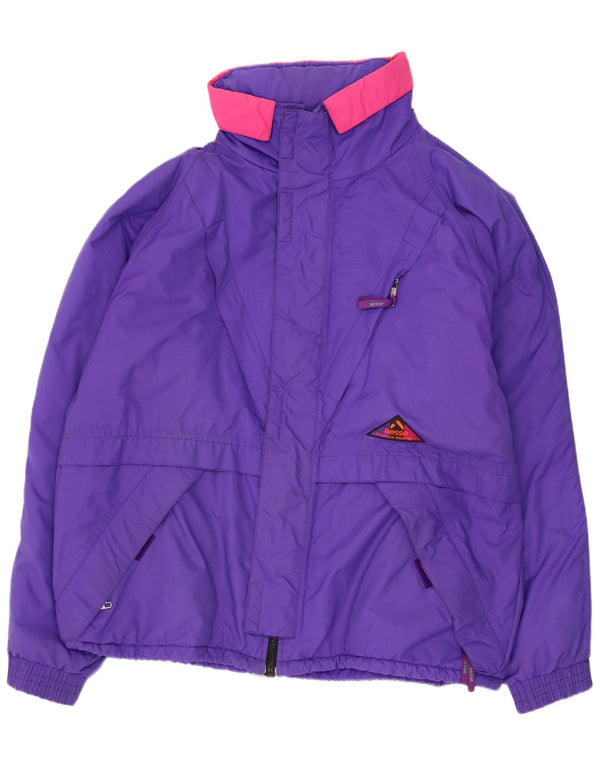 Aesse - Chaqueta de esquí con capucha para hombre, talla 40, color morado