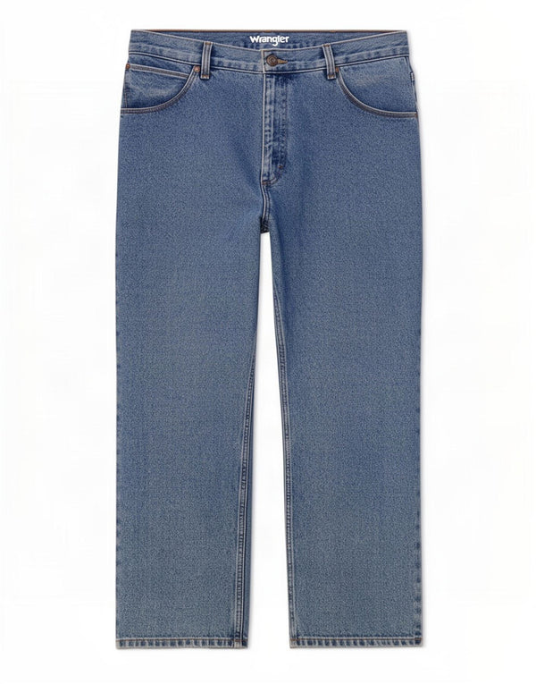 Wrangler Vaqueros rectos para hombre W38 L27 Algodón azul