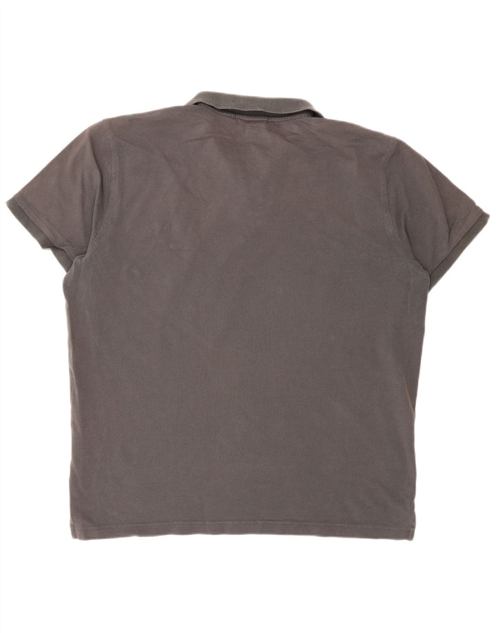 Gant Polo Regular Fit De Algodón Gris Grande Para Hombre