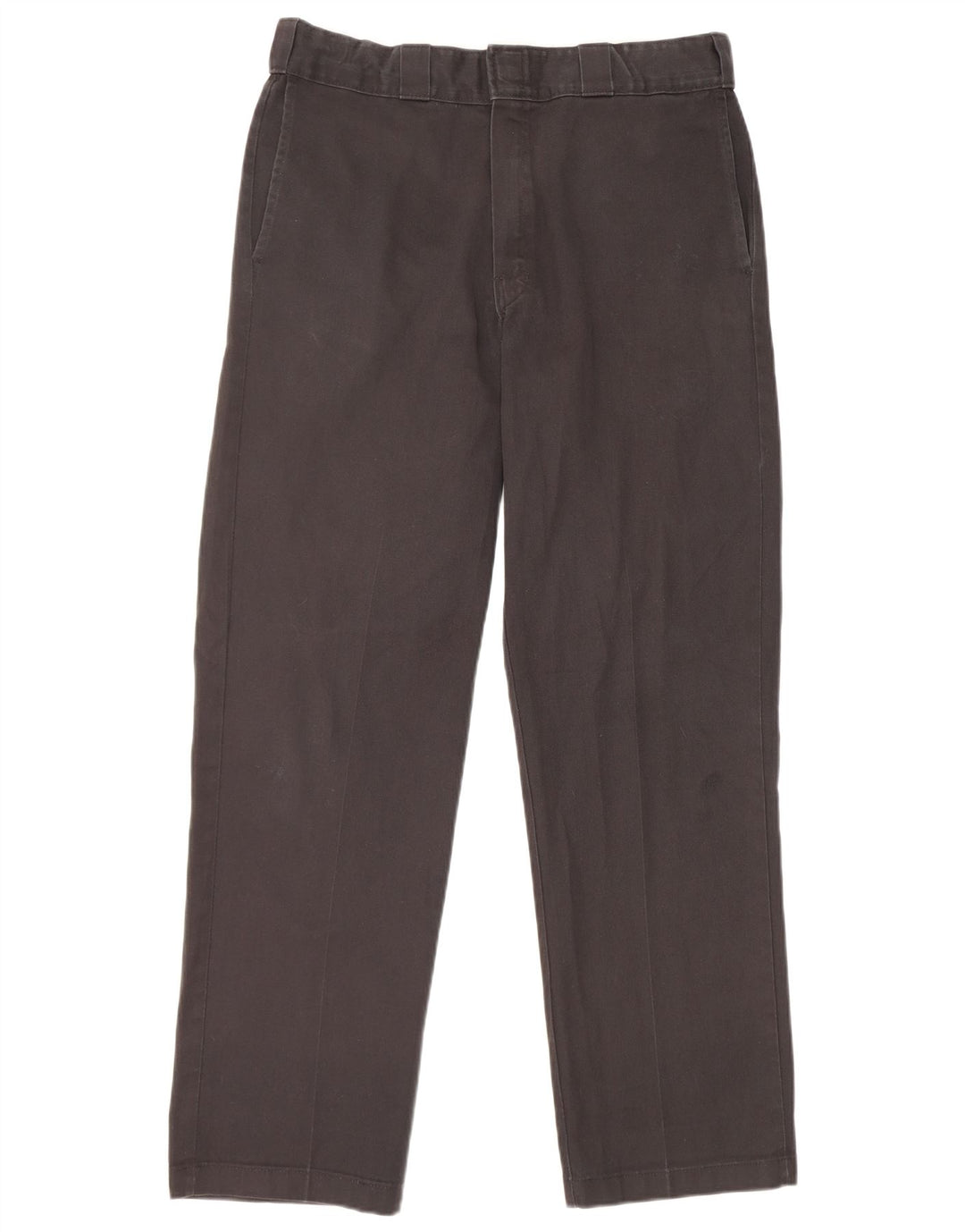 Dickies Pantalón chino recto para hombre W34 L32 Poliéster negro