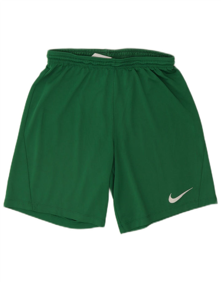 Pantalones cortos deportivos Nike Dri Fit para hombre Poliéster verde medio