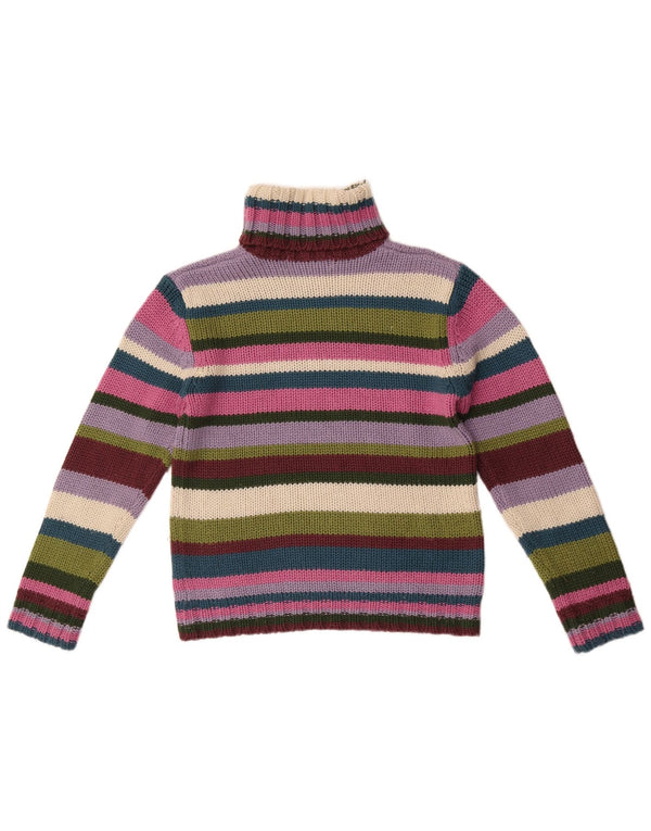 Zara Mujer Trafaluc Roll Neck Jumper Sweater UK 40 Grande Multicolor