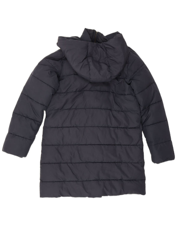 Hobbs Abrigo acolchado extragrande con capucha para mujer UK 8 Small Poliéster azul marino