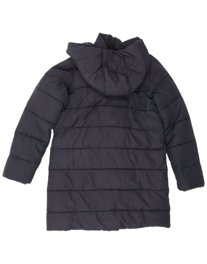 Hobbs Abrigo acolchado extragrande con capucha para mujer UK 8 Small Poliéster azul marino