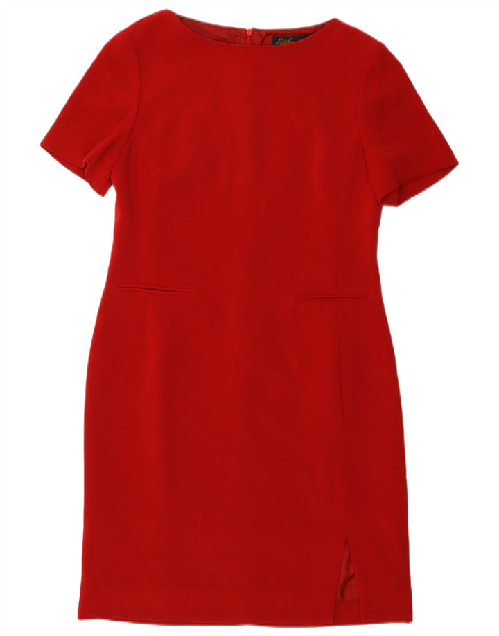 Luisa Spagnoli Vestido tubo para mujer IT 44 Medio Rojo
