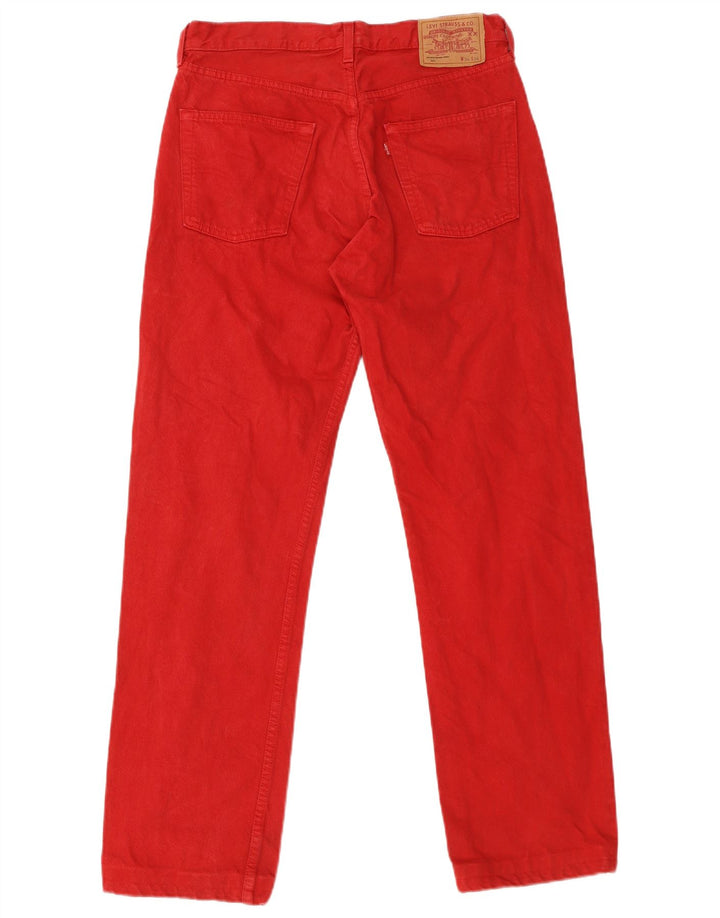 Levi's Jeans rectos 501 para hombre W34 L31 Algodón rojo
