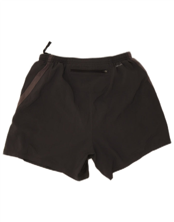 Pantalones cortos deportivos Nike Dri Fit para hombre Poliéster color block gris medio