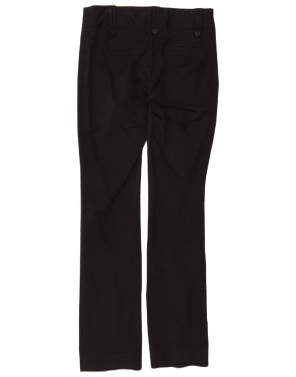 Zara Mujer Pantalón Chino Bootcut EU 36 XS W26 L31 Negro