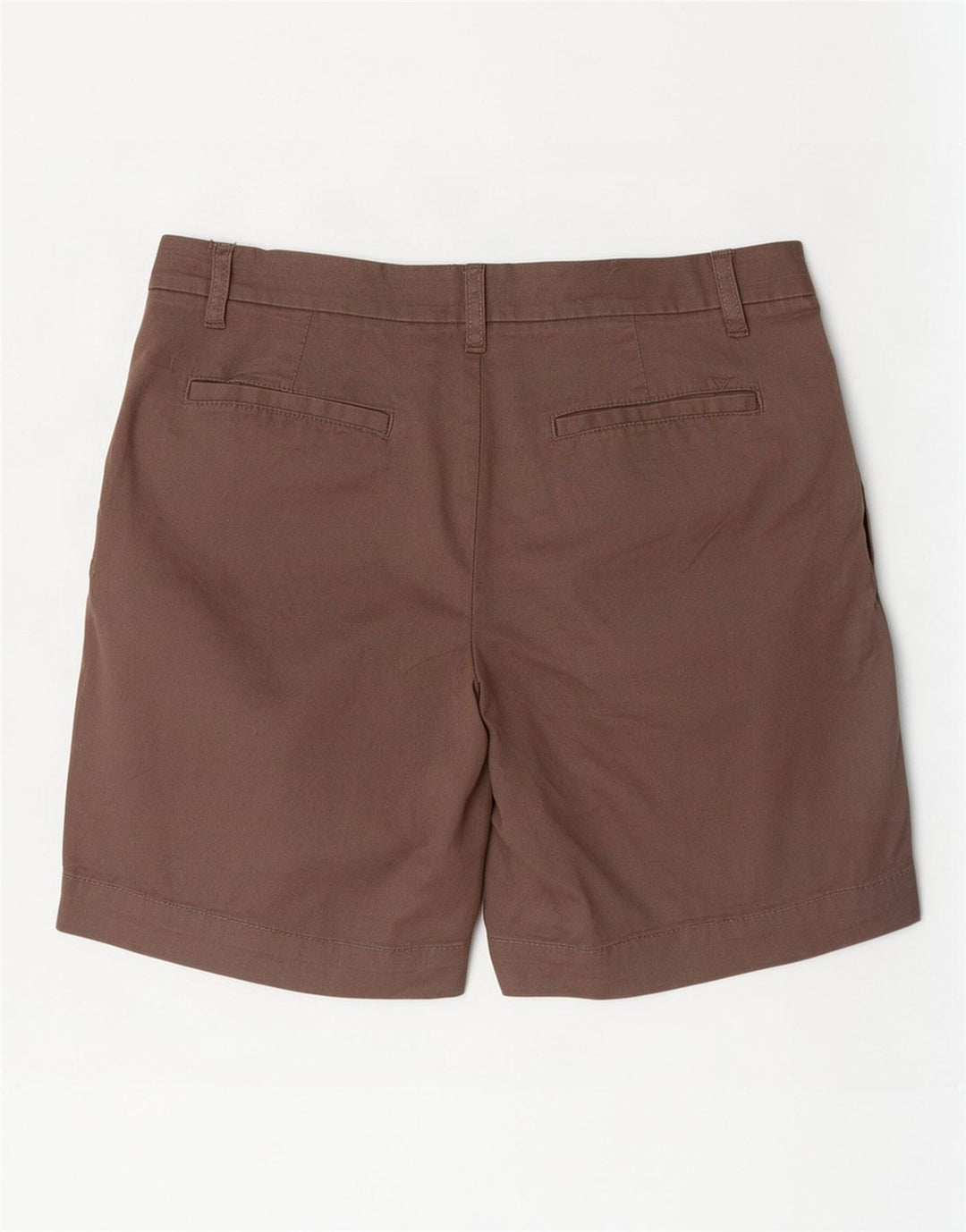 Marks & Spencer Pantalones cortos chinos para mujer UK 12 Medium W32 Algodón marrón