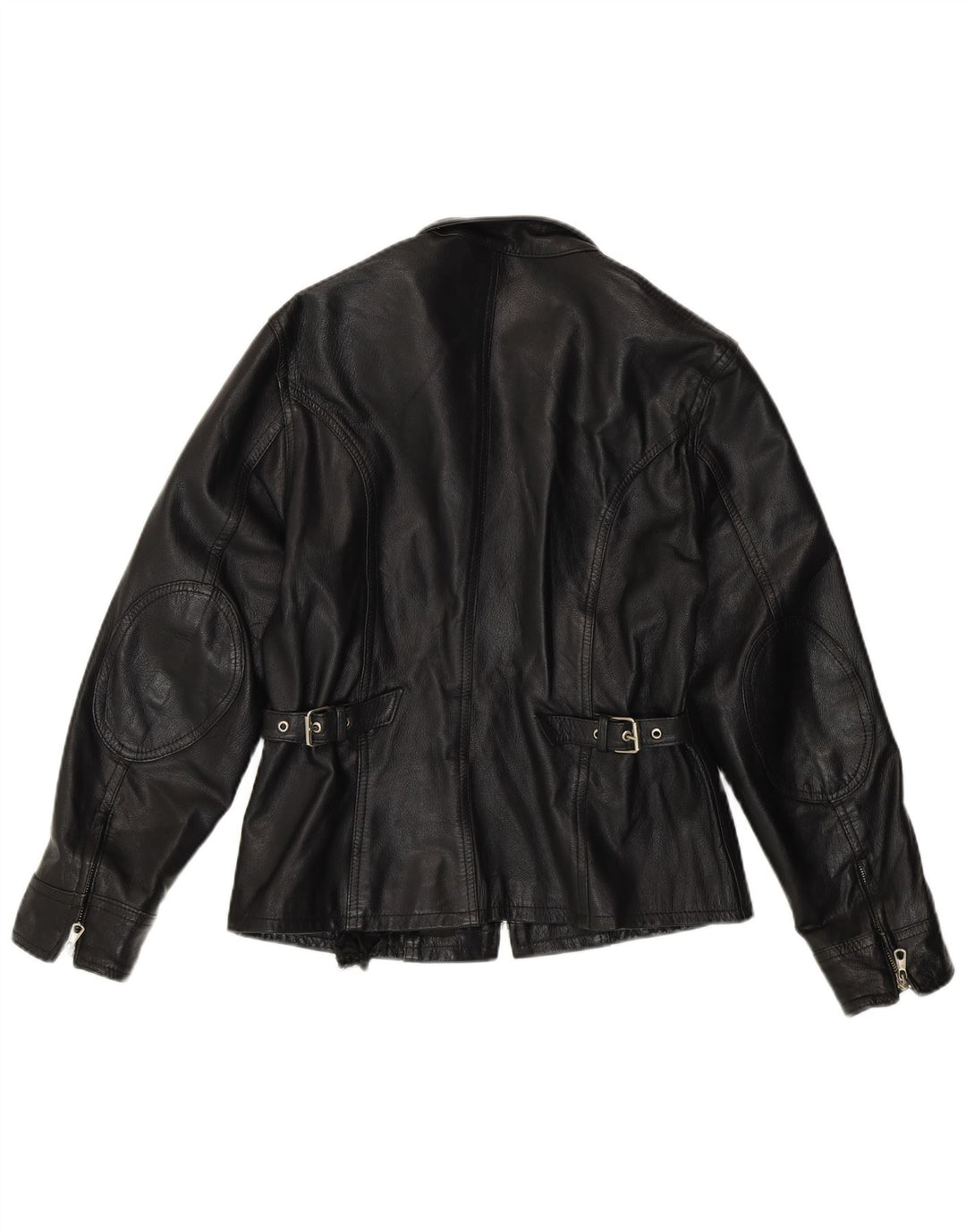 Conbipel Chaqueta de cuero para mujer UK 44 Cuero negro mediano