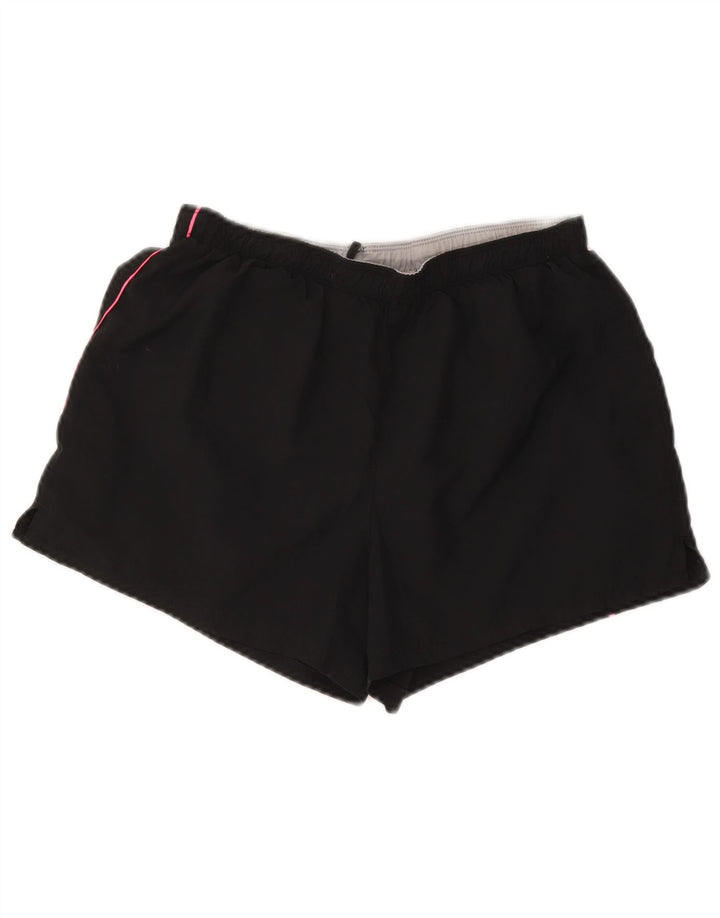 Nike Pantalones cortos deportivos Dri Fit para mujer UK 12/14 Mediano Negro Poliéster