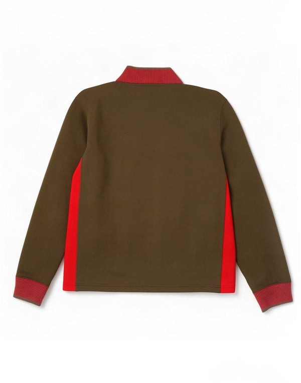 Blend Of America Chaqueta Top De Chándal Gráfico Mujer XL Caqui Colorblock