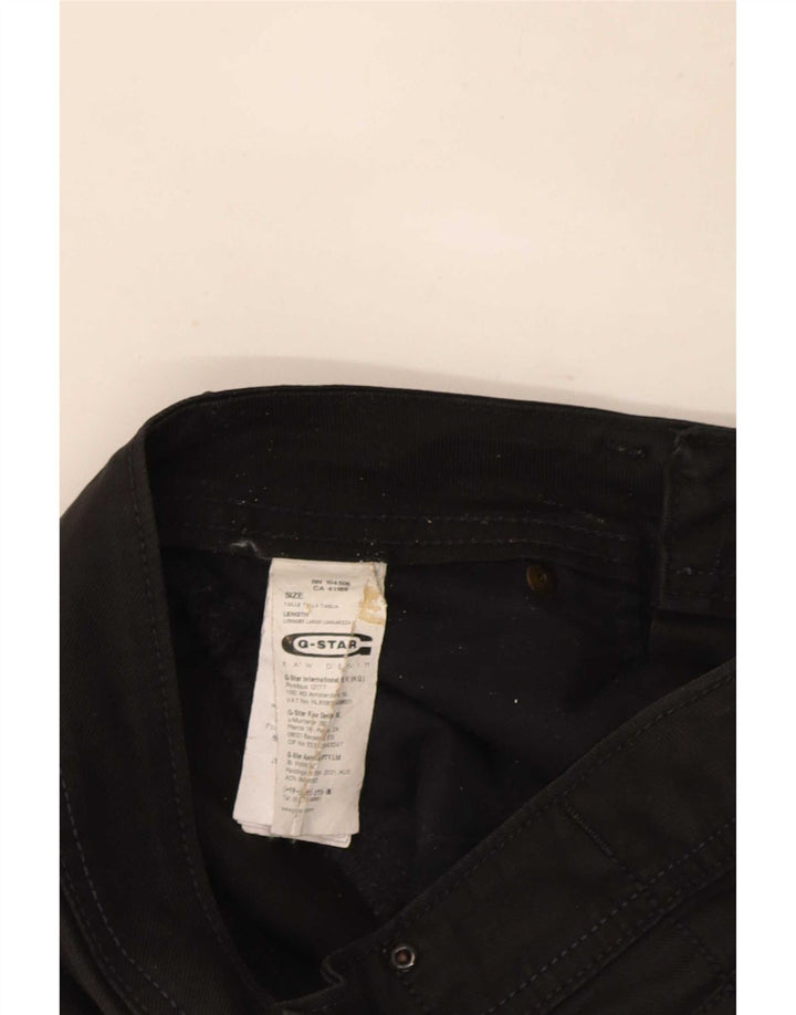 Vaqueros rectos para mujer G-Star W29 L34 Algodón negro