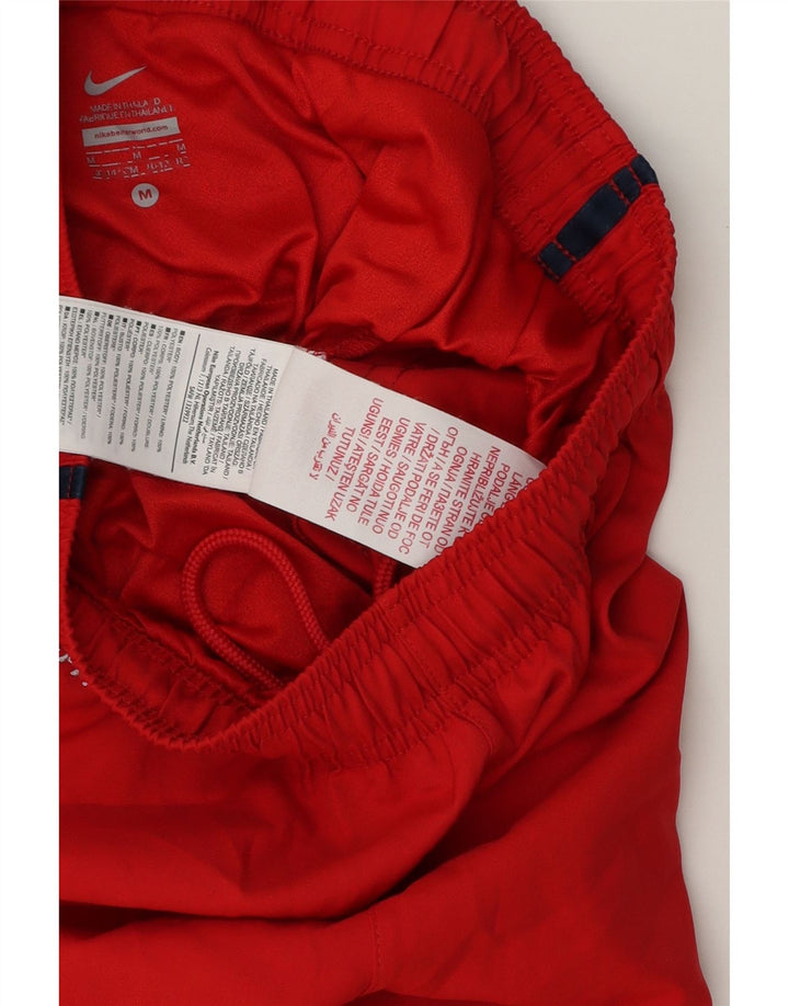 NIKE Boys Barcelona Sport Shorts 10-11 años Mediano Poliéster a rayas rojas