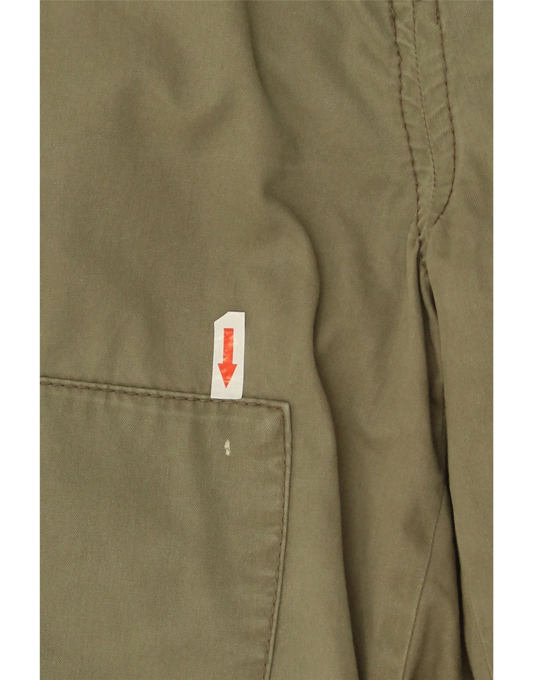 Dockers Shorts Cargo Mujer W31 Algodón Caqui Medio