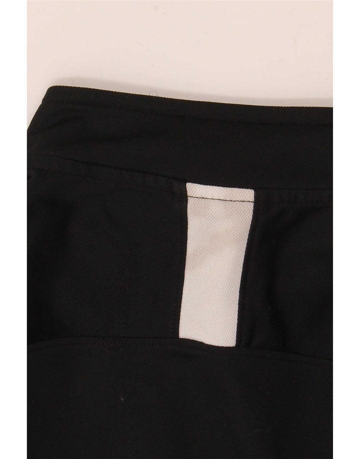 Adidas Hombre Dri Fit Chándal Top Chaqueta Pequeña Negro Colorblock Poliéster