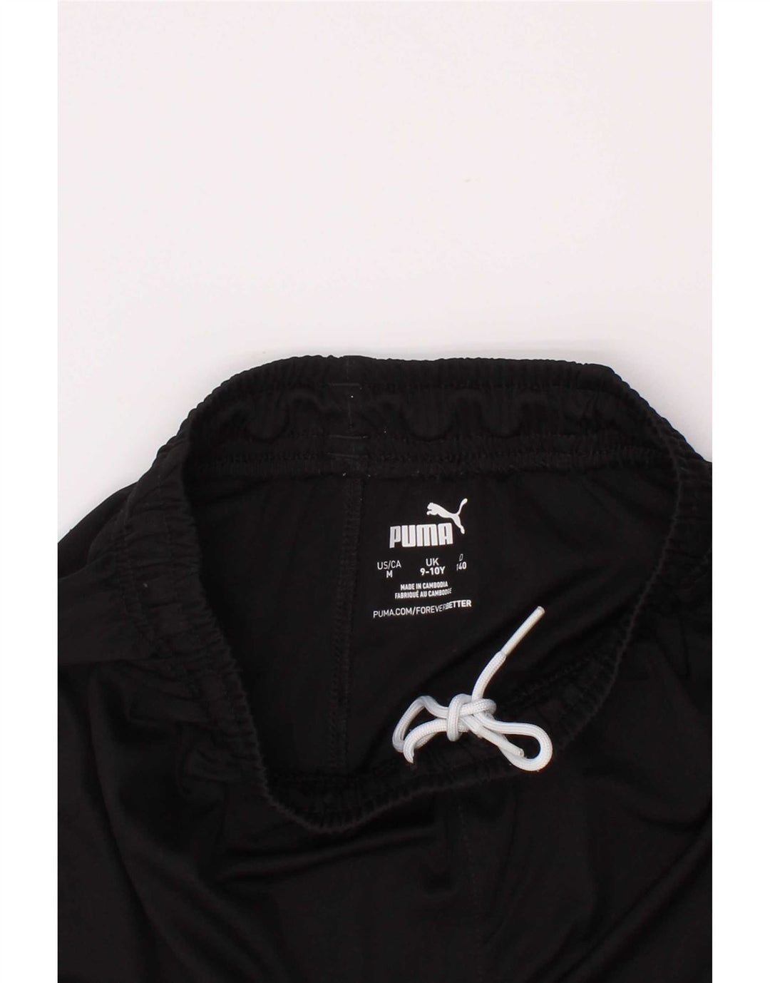 Puma Pantalones cortos deportivos para niño 9-10 años negro