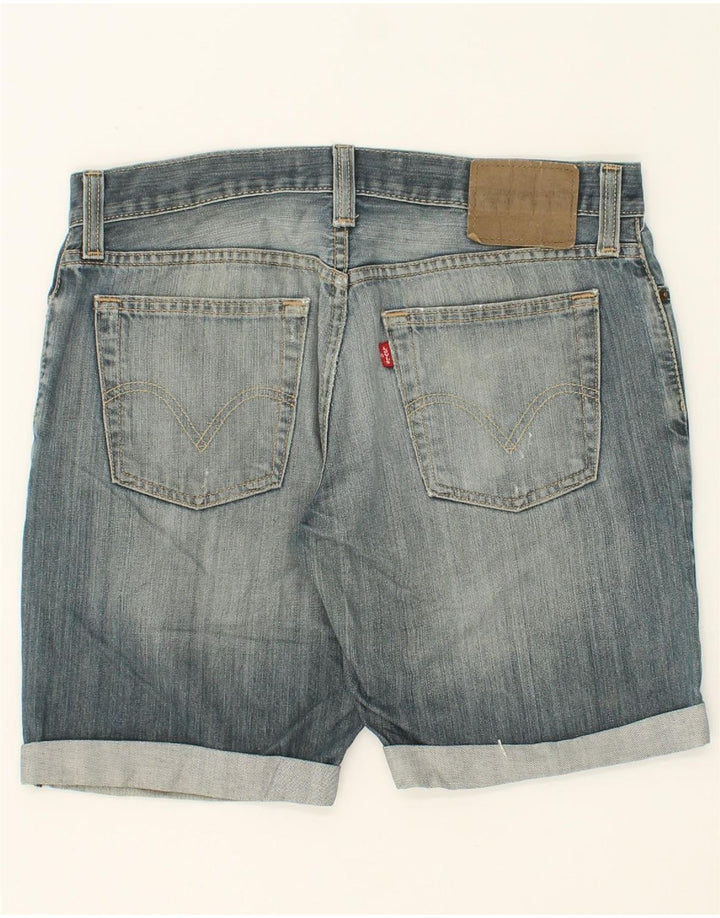 LEVI'S Womens 527 Denim Shorts W32 Large  Grey Cotton Vintage Levi's and Second-Hand Levi's from Messina Hembry 