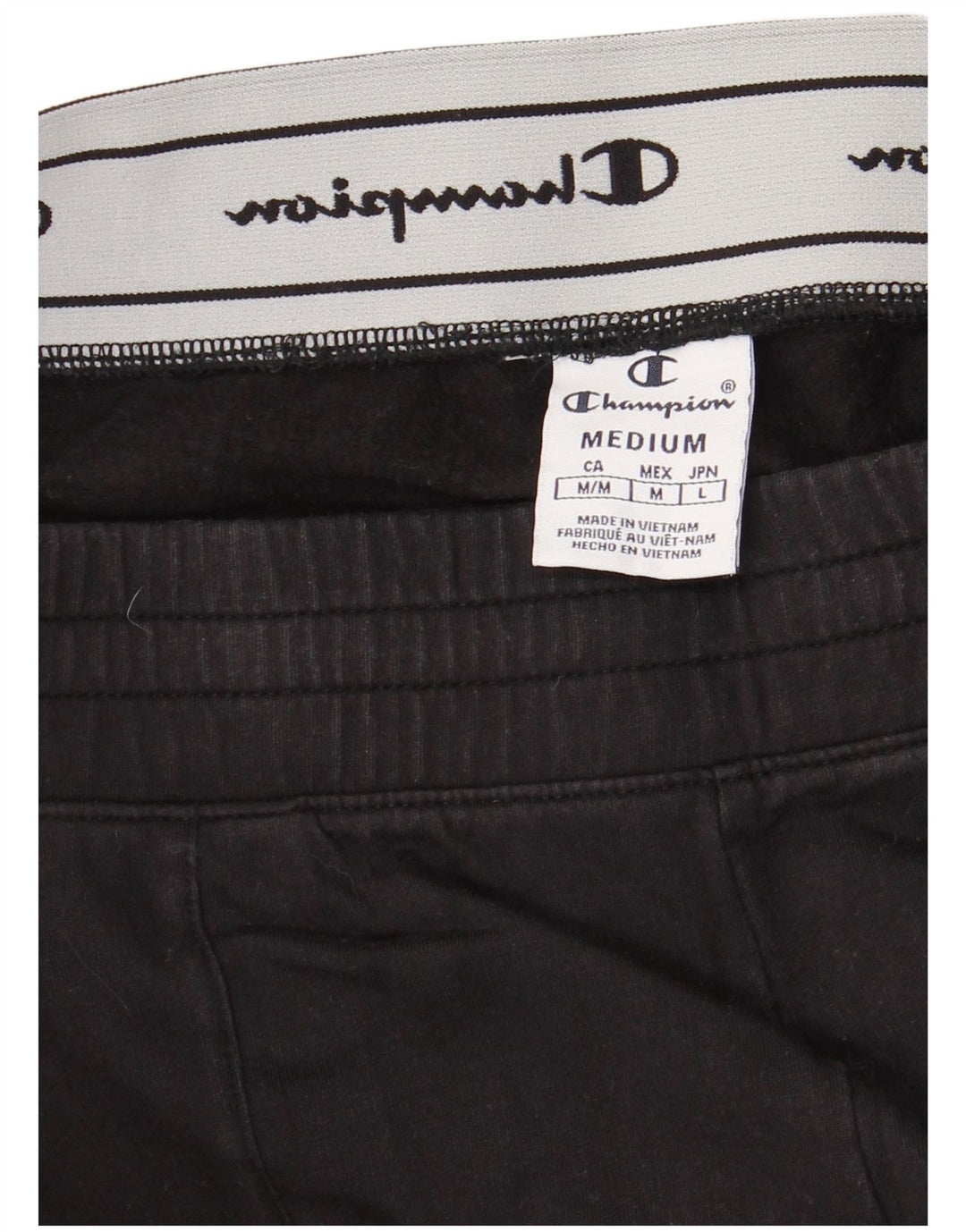 CHAMPION Pantalones de chándal gráficos para mujer UK 44 Mediano Negro