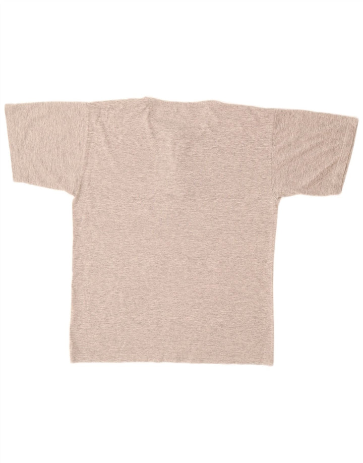 CHAMPION Camiseta Hombre Top Algodón Gris Medio