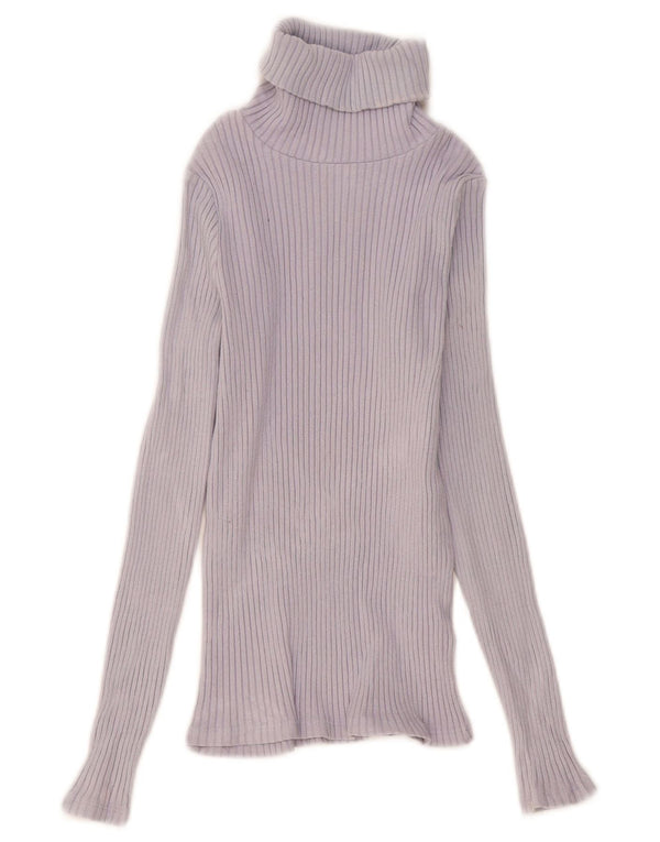 Zara Jersey Niña Cuello Vuelto 11-12 Años Morado Algodón