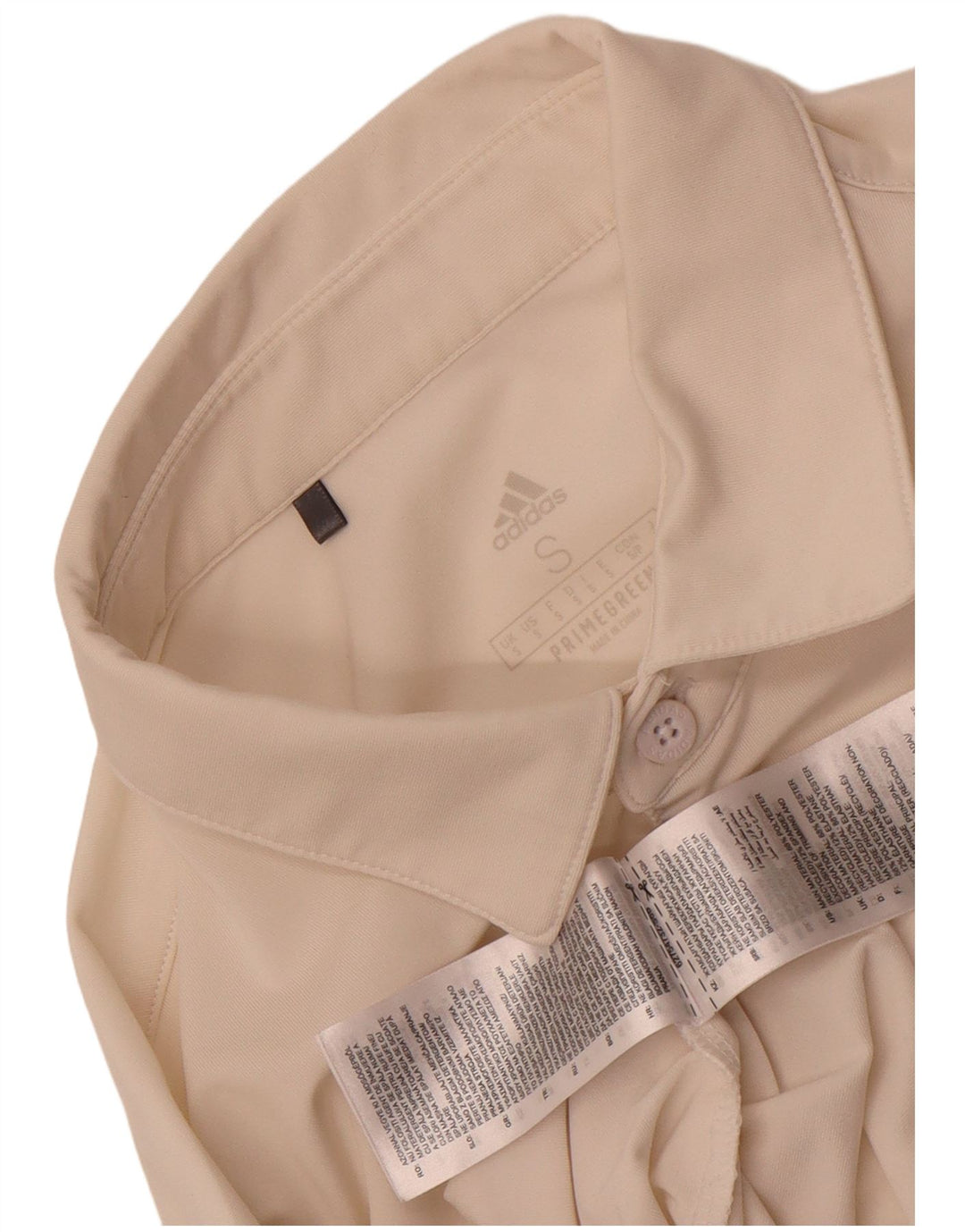 Adidas Polo Primegreen para hombre pequeño poliéster blanco