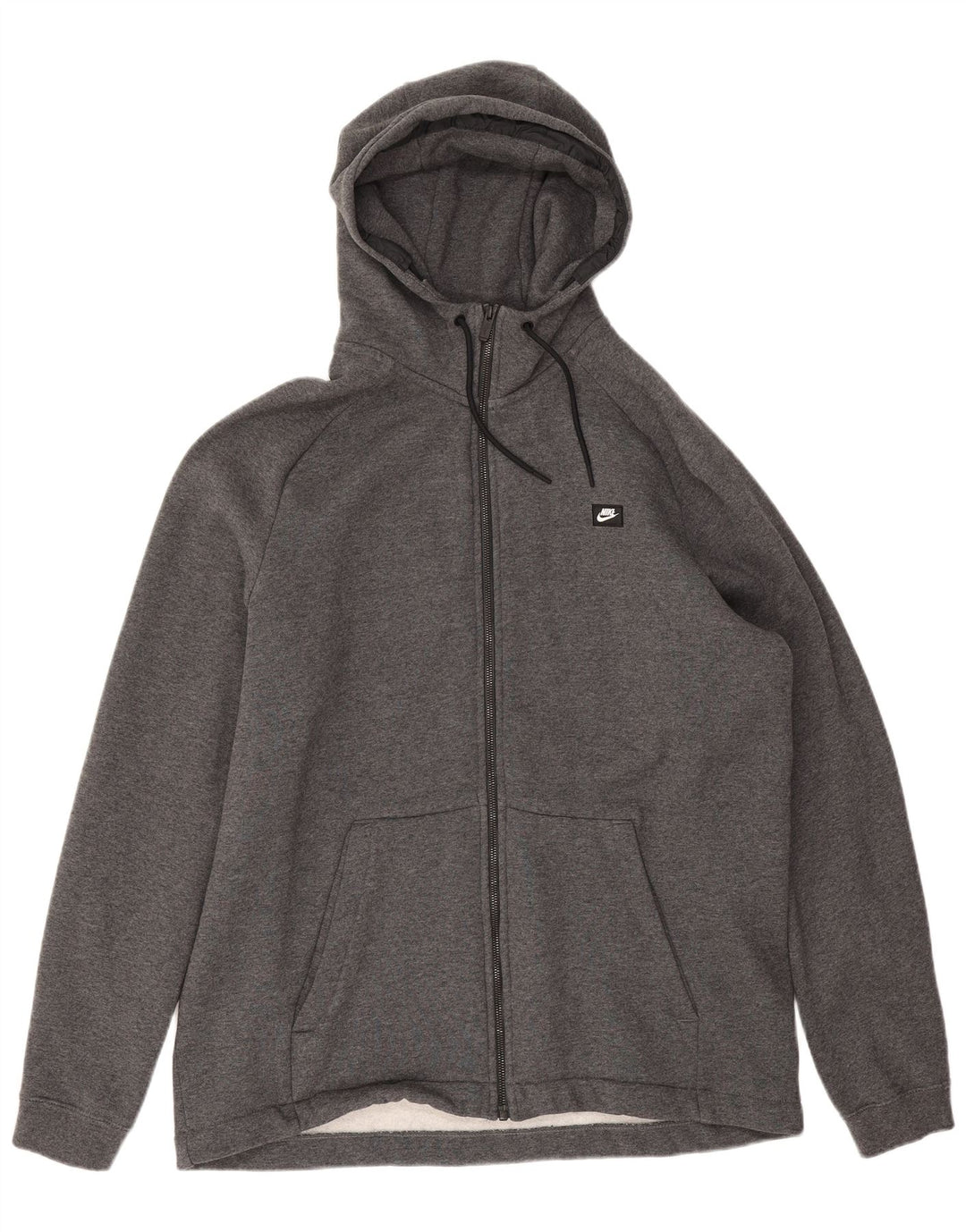 Nike - Sudadera con capucha y cremallera para hombre, talla 2XL, color gris