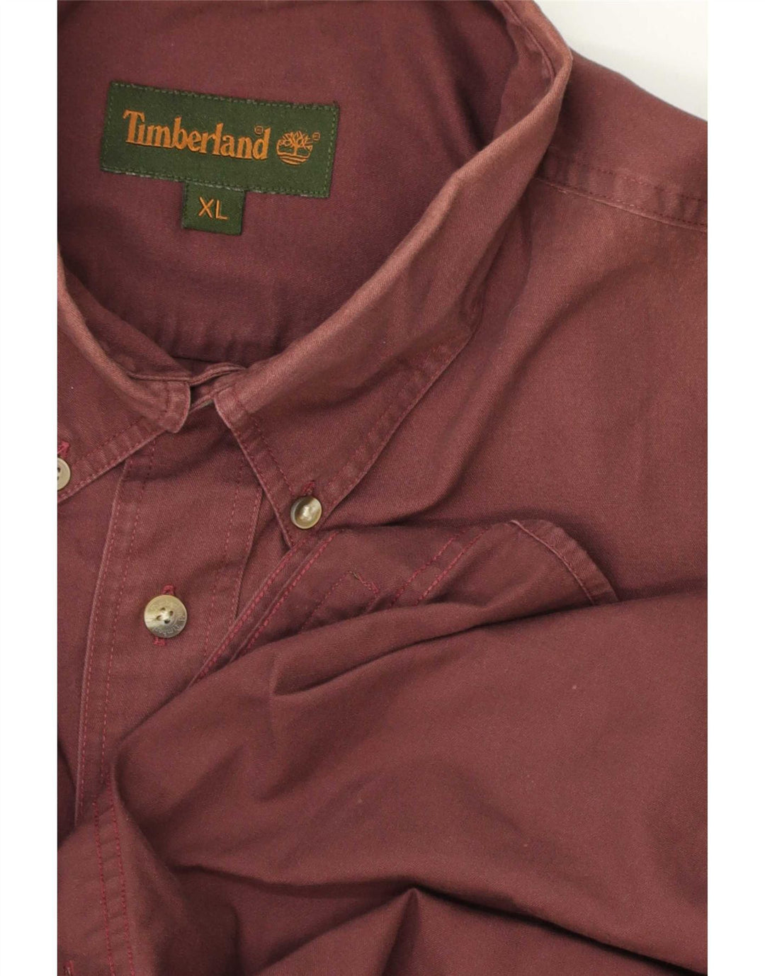 Camisa Timberland Hombre XL Burdeos