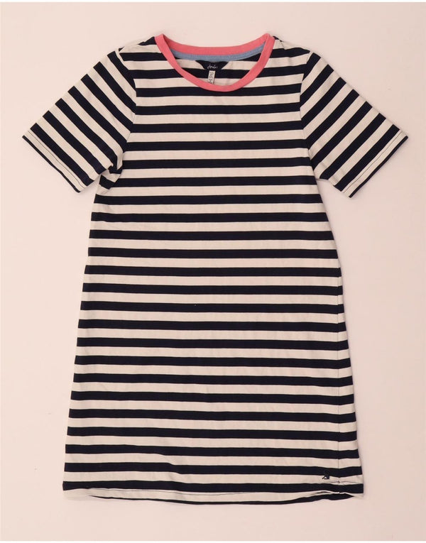 JOULES Vestido Camiseta Niña 11-12 Años Algodón Rayas Azul Marino