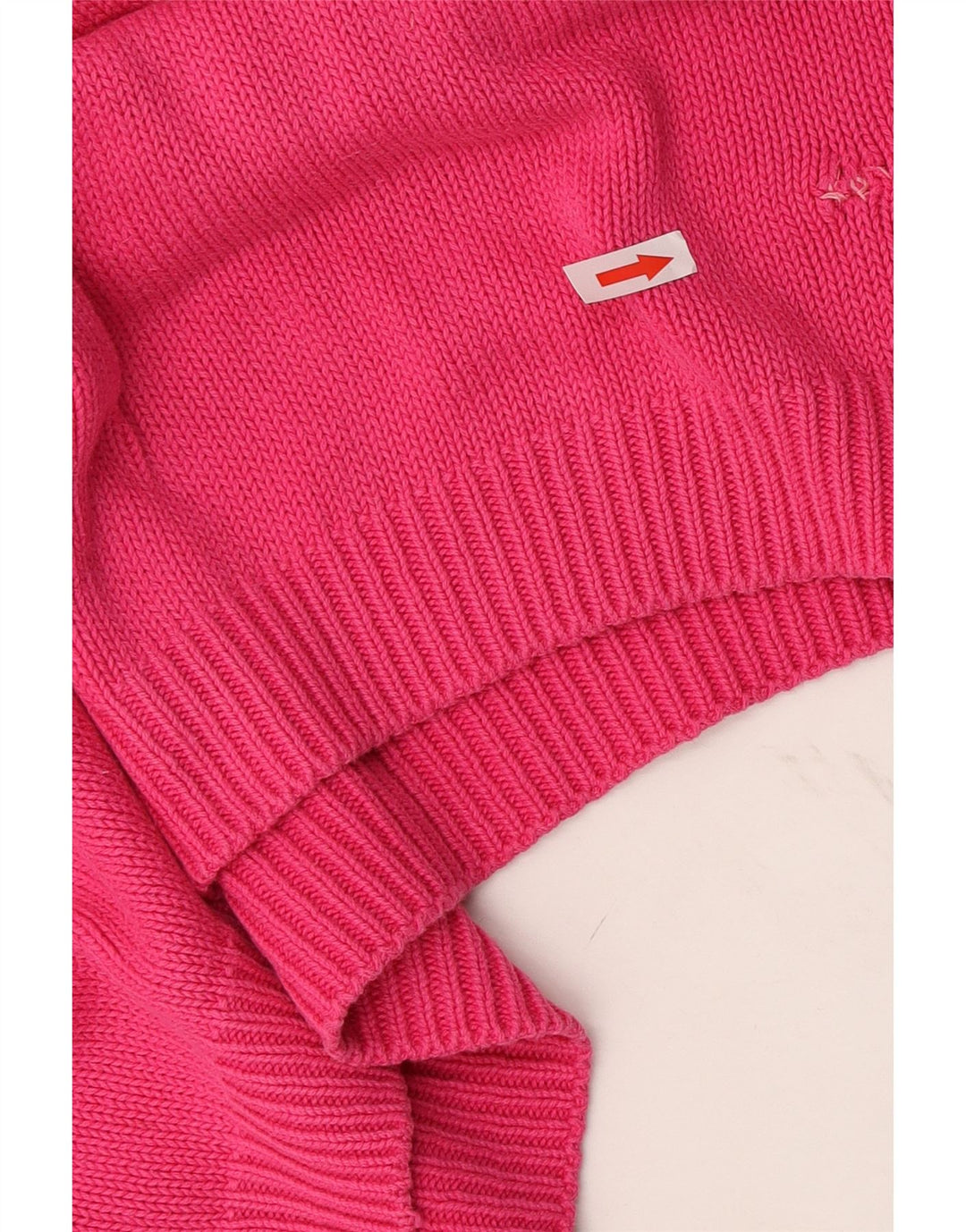 Marks & Spencer Jersey extragrande con cuello redondo para mujer, talla 40, color rosa