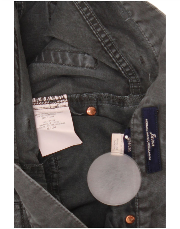 Vaqueros Gant Jason Regular Straight para mujer W34 L30 Algodón gris