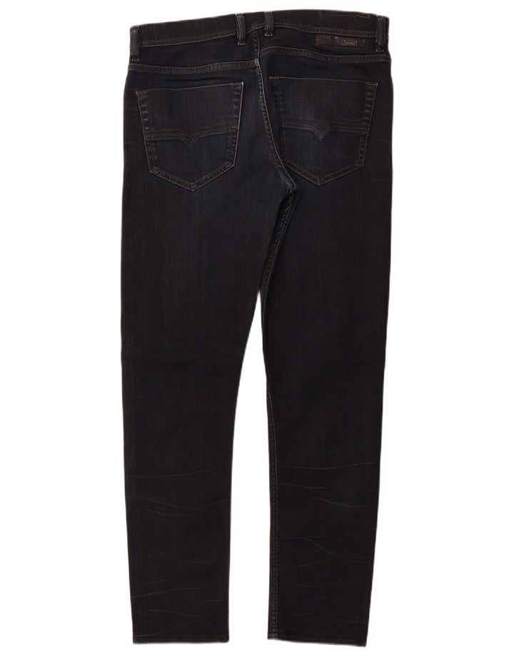 DIESEL Vaqueros ajustados Tepphar Carrot para hombre W32 L32 Algodón azul marino