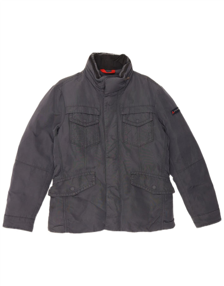 PEUTEREY Chaqueta acolchada para hombre UK 38 Medium Azul marino Poliamida