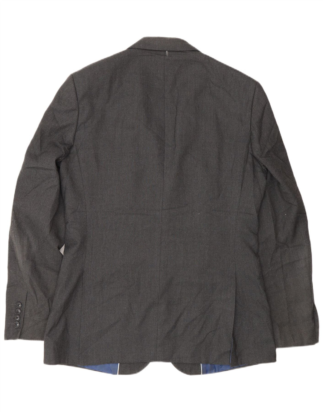 Marks & Spencer Chaqueta tipo blazer larga y entallada con 2 botones para hombre UK 40 Gris medio