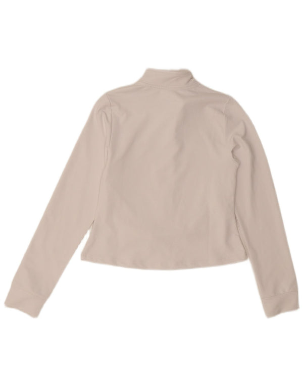 Ellesse Chaqueta de chándal para mujer UK 10 Small White Poliéster