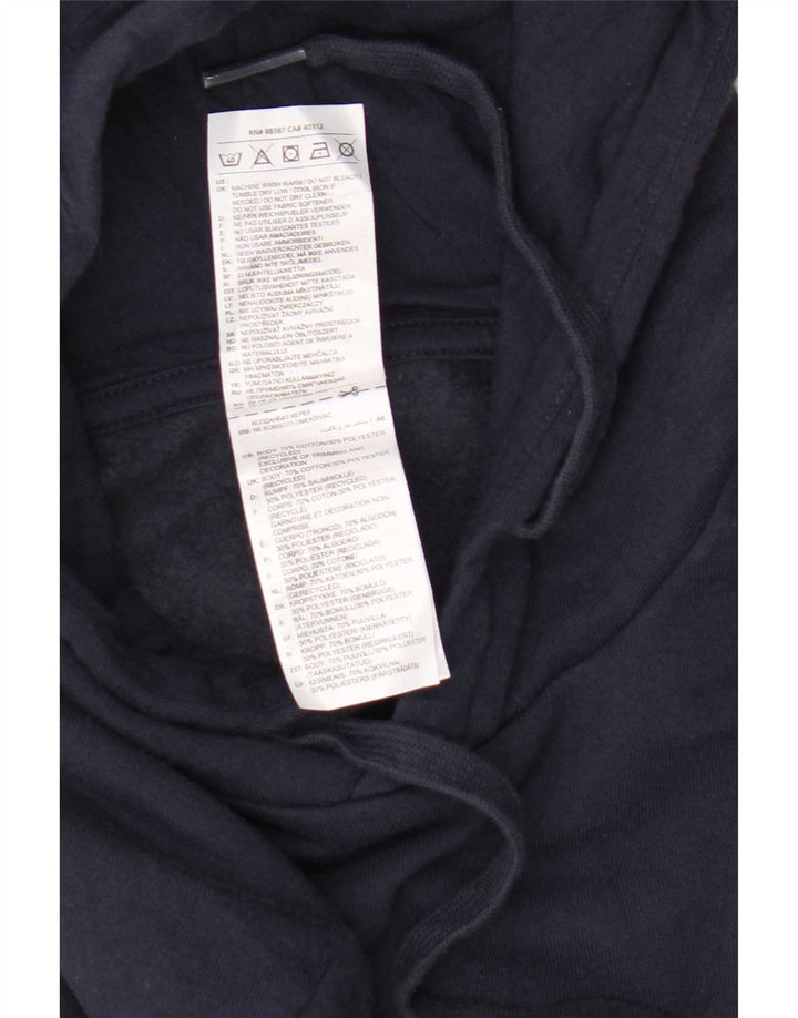 Adidas Hombre Sudadera Con Capucha Jumper Medium Azul Marino Algodón