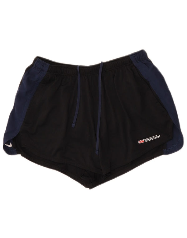 Nike - Pantalones cortos deportivos Dri Fit para mujer, talla M, color negro, poliéster