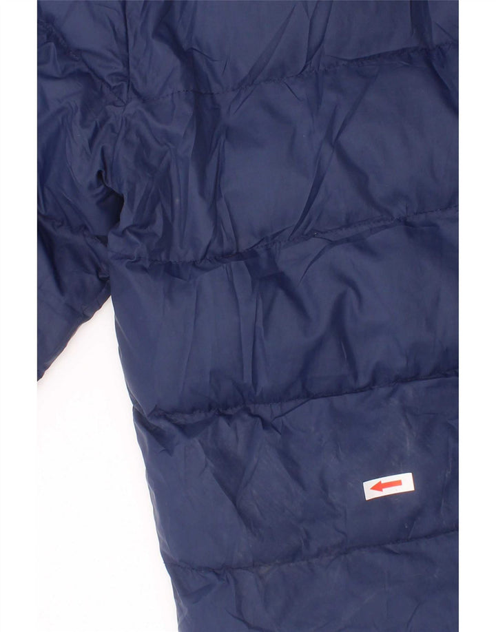 Timberland Chaqueta Acolchada Con Capucha Niño 7-8 Años Azul Poliéster