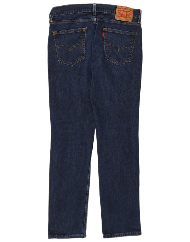 Levi's Hombre 511 Slim Jeans W34 L32 Algodón Azul Marino