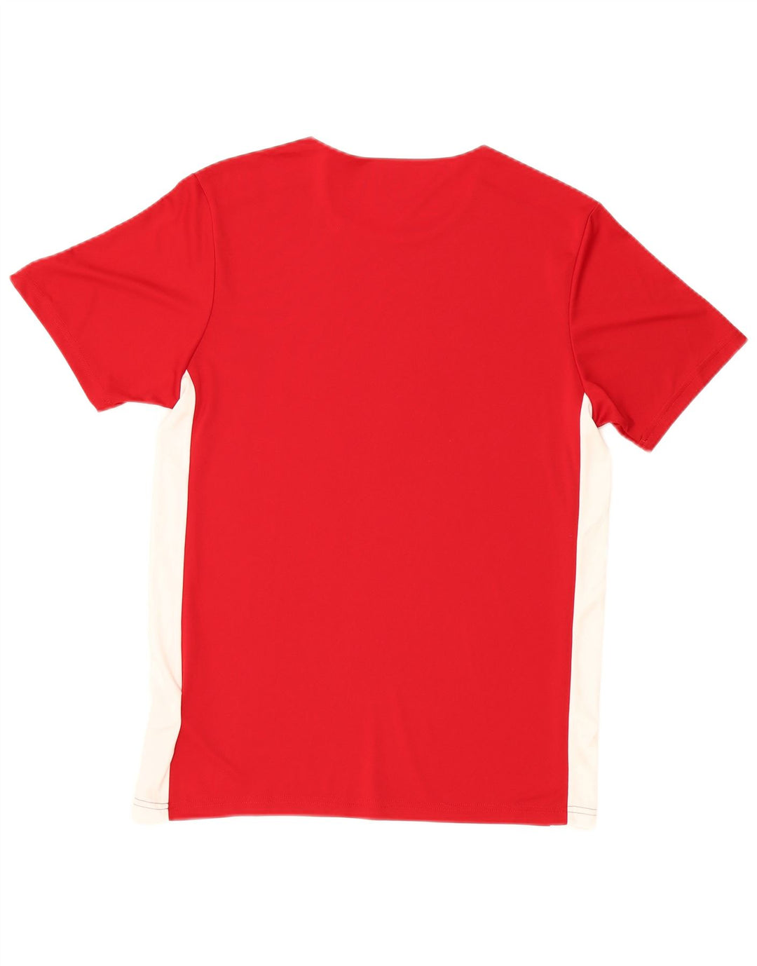 Adidas Hombre Aeroready Camiseta Superior Medio Rojo Colorblock Poliéster