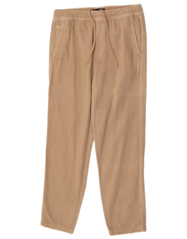 Zara Hombre Pantalón Cargo Recto Mediano W31 L30 Algodón Beige