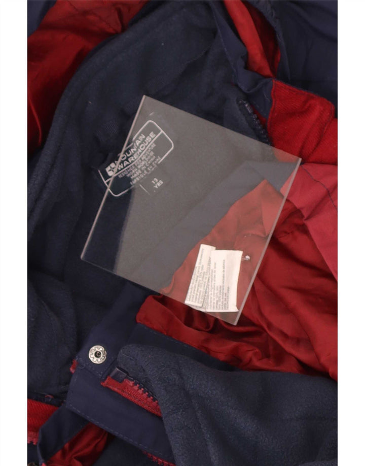 Mountain Warehouse Chaqueta cortavientos para niños 12-13 años Azul marino
