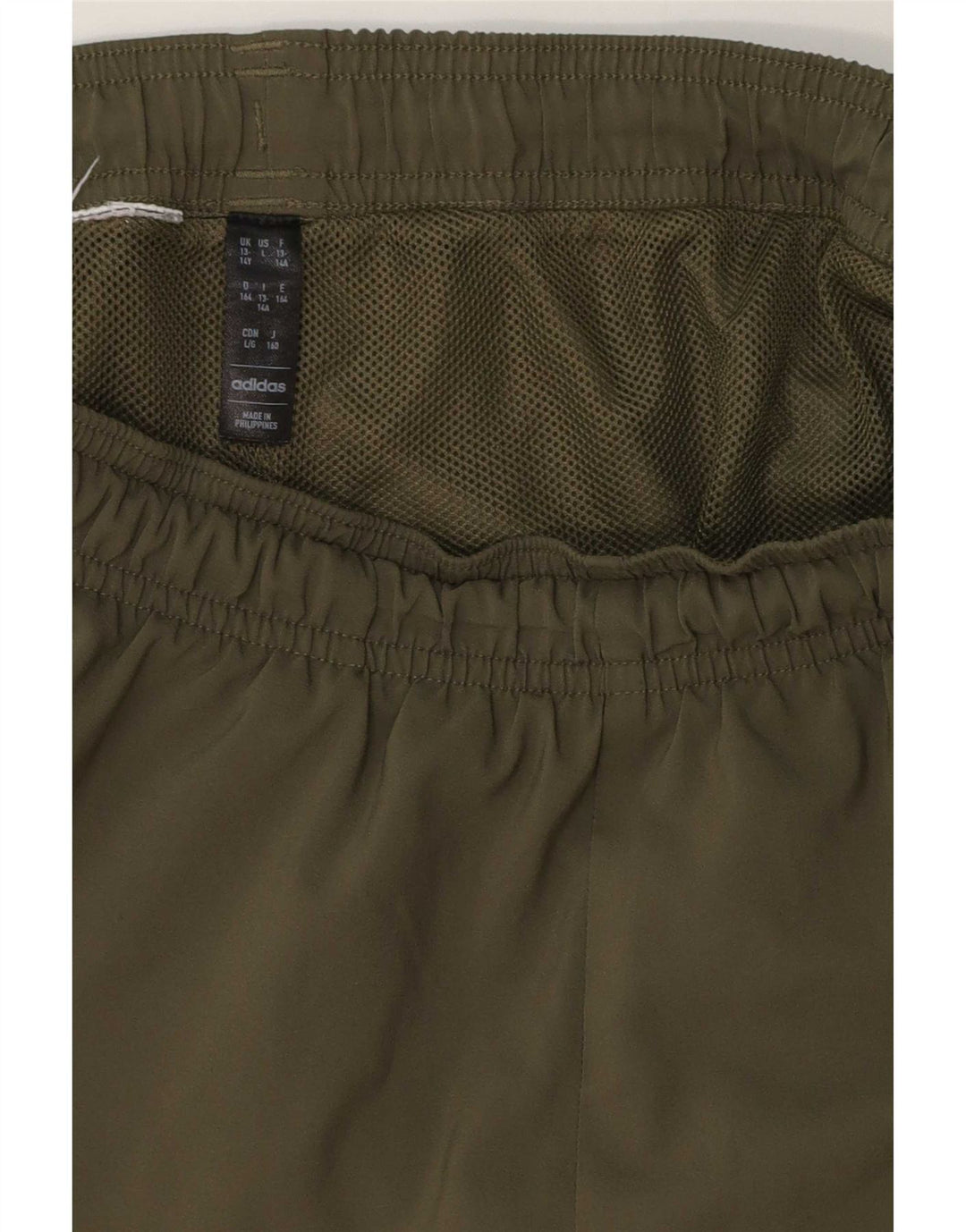Adidas Pantalón corto deportivo para niño 13-14 años Caqui Poliéster