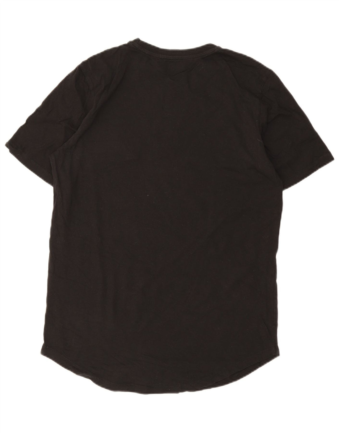 Jack & Jones Hombre Camiseta Top Medium Negro Algodón