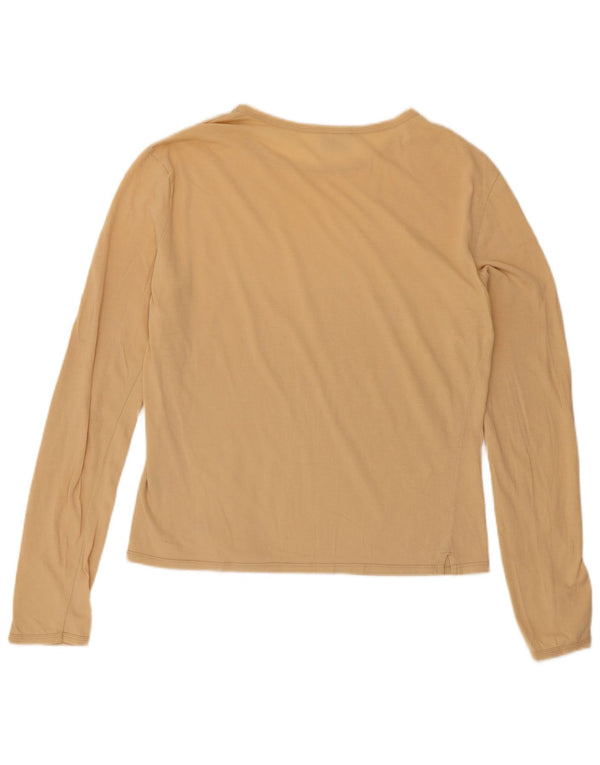 Murphy & Nye Top Mujer Manga Larga UK 40 XL Algodón Beige