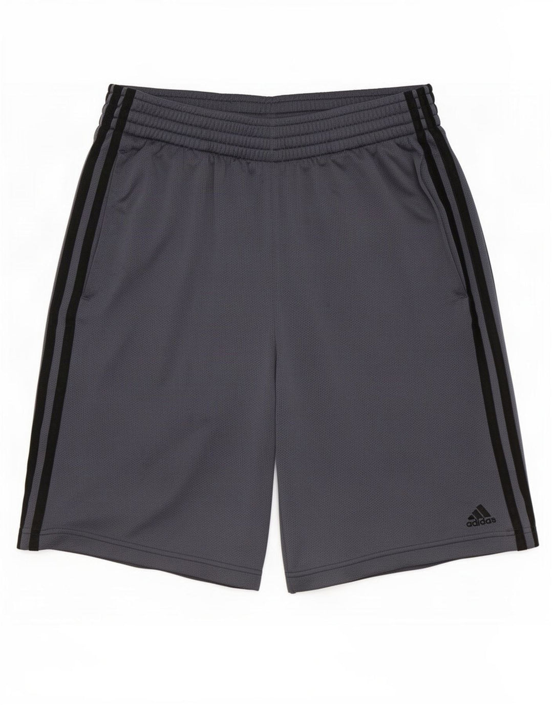 Adidas Hombre Pantalones Cortos Deportivos Pequeño Gris Poliéster