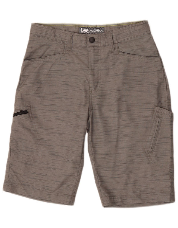 Lee Shorts cargo para niños 11-12 años W27 Poliéster moteado gris