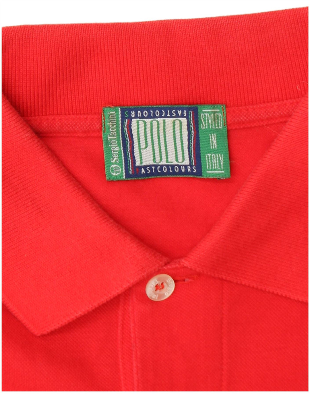 SERGIO TACCHINI Mens Polo Shirt XL Red