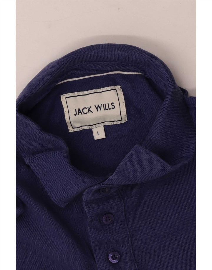 Jack Wills Polo para hombre azul grande
