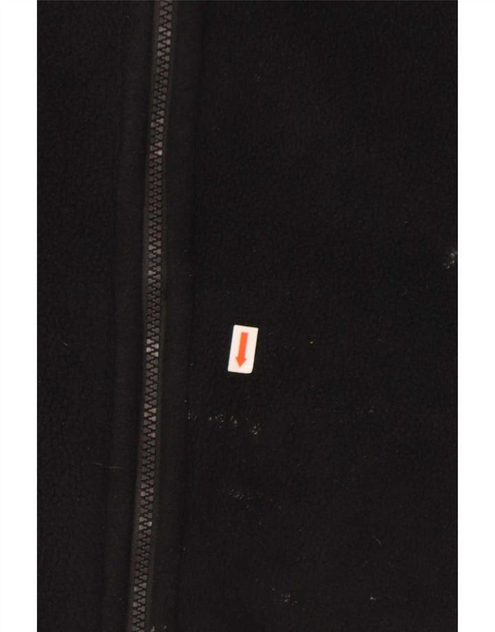 Jack Wolfskin Chaqueta polar con forro para mujer UK 44 Grande Poliéster negro